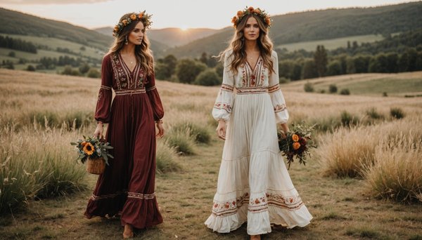 Robes bohèmes mariage : élégance et confort pour les invités